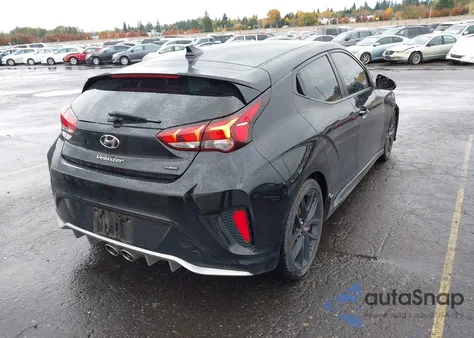 2020 Hyundai Veloster Turbo R-Spec z USA, uszkodzony, nr VIN KMHTH6AB0LU028477